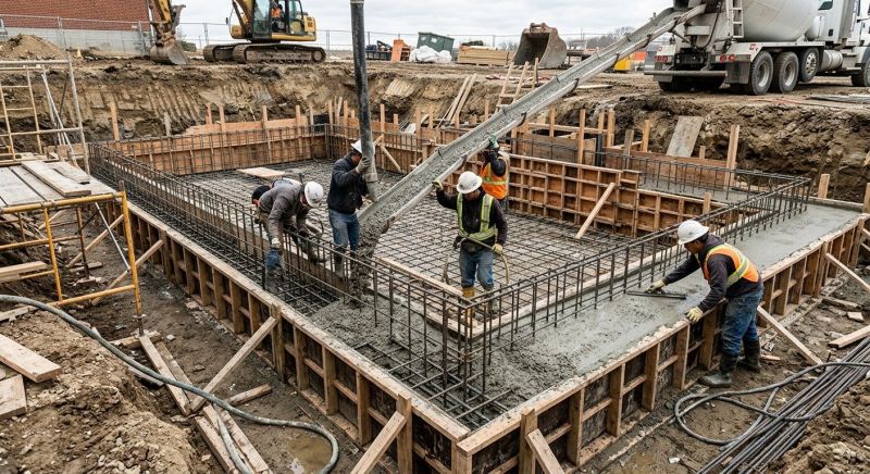 Basement Concrete Installation in Bethlehem, PA