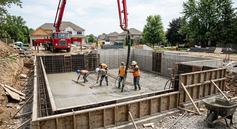 Basement Concrete Pouring in Doylestown, PA