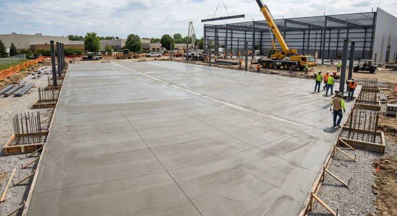 Commercial Slab Installation in Lansdale, PA