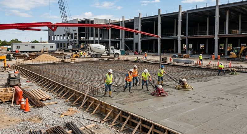 Commercial Slab Installation in Stockton, NJ