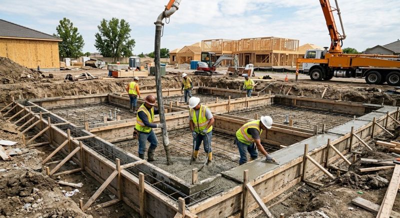 Concrete Foundation Installation in Gilbertsville, PA