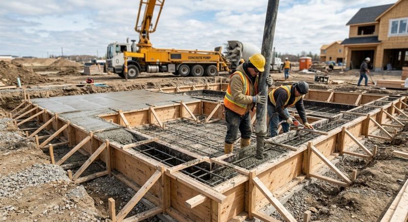 Concrete Foundation Installation in Hatfield, PA