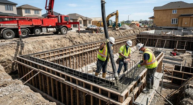 Foundation Wall Pouring in Coopersburg, PA
