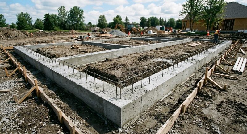 House Footing Construction in Doylestown, PA